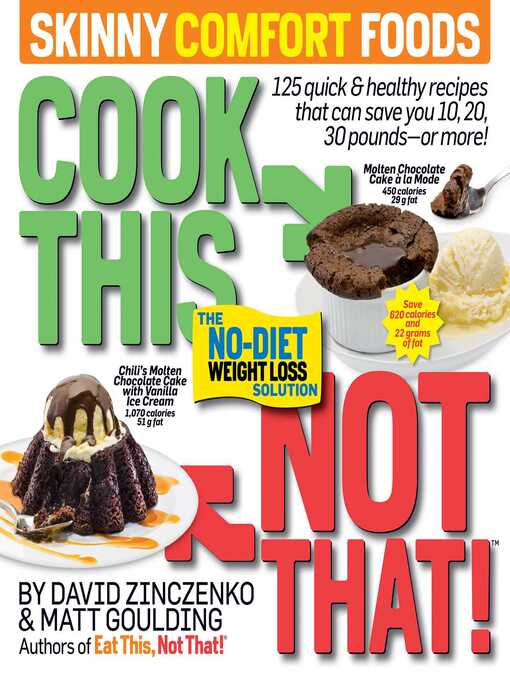 Title details for Cook This, Not That! Skinny Comfort Foods by David  Zinczenko - Available